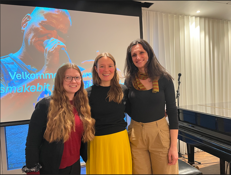 Tre foredragsholdere