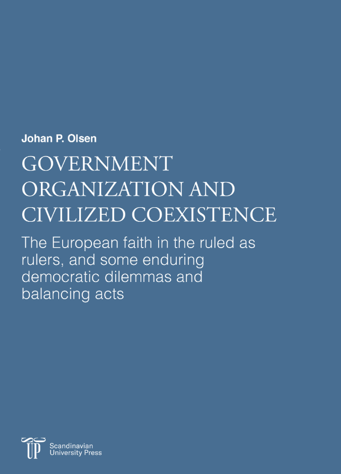 Framside av boka til Johan P Olsen