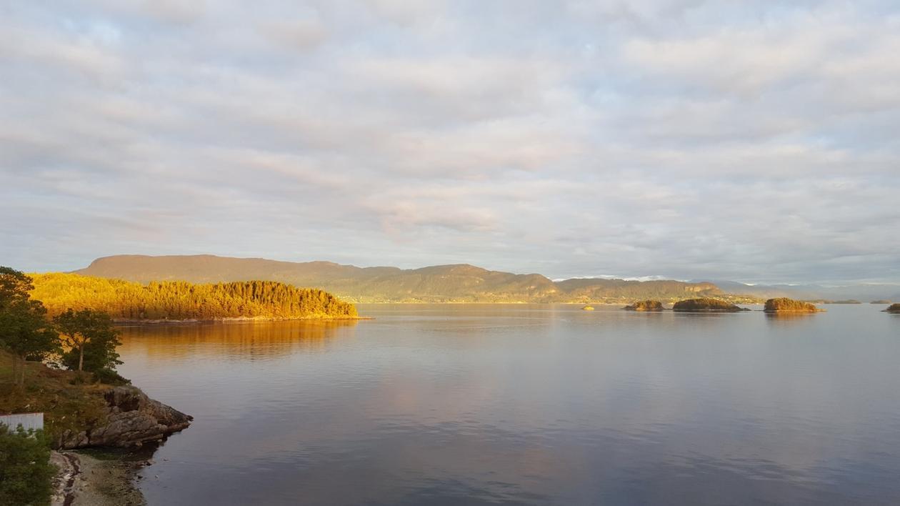 Solstrand fjord view