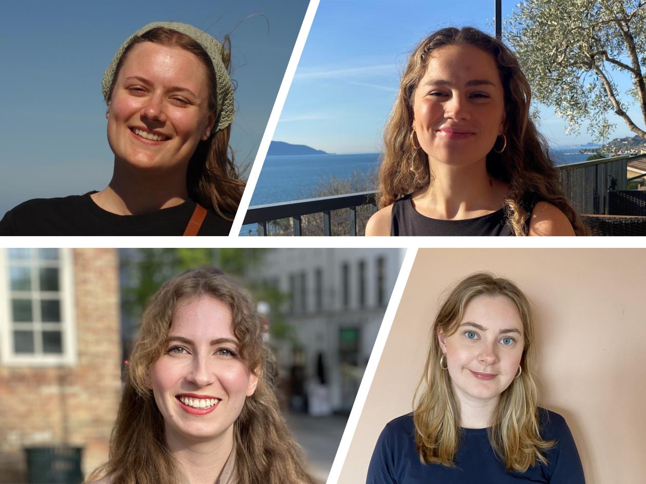 4 kvinnelige studenter