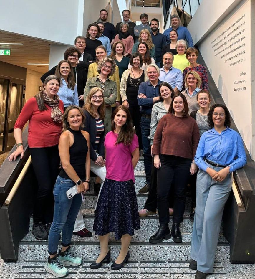 Bilde av partnerlandene i CHARM-EU på besøk ved UiB