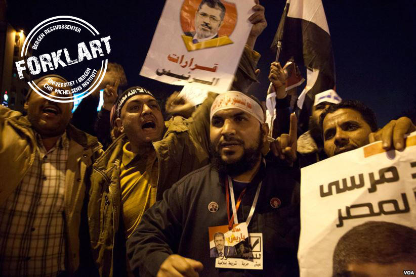 supporters of president mohammed morsi