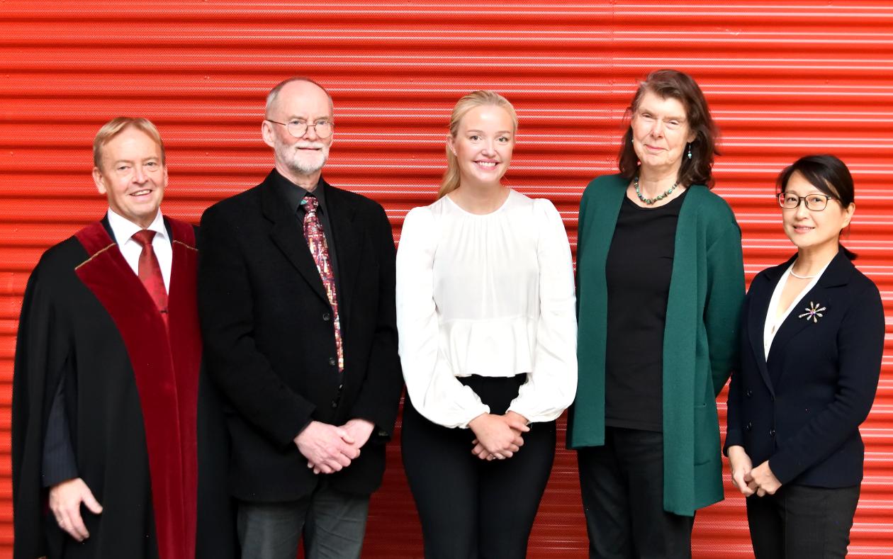 Foto av komite, kandidat og custos