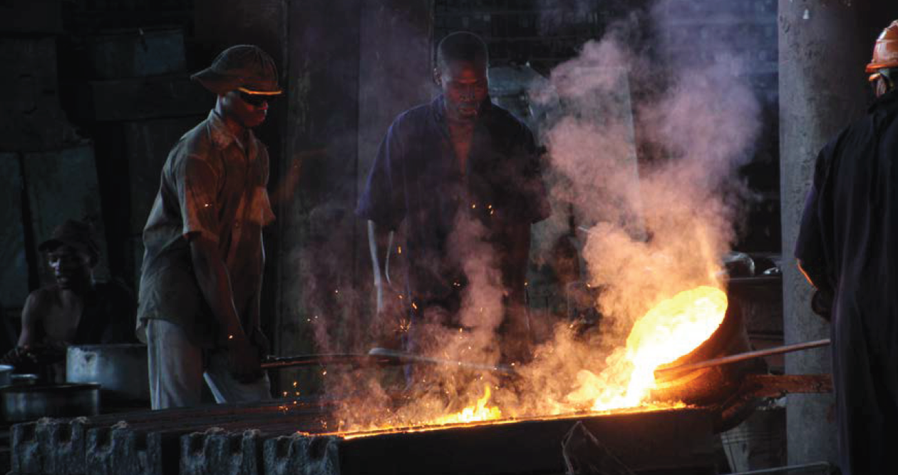 Tanzanian metal workers