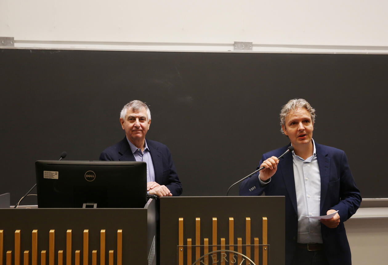 Thomas Vinje og Ronny Gjendemsjø er avbildet