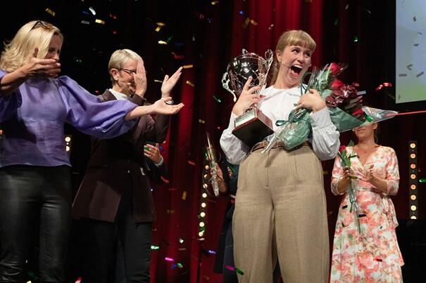 Tora Gaden vinner den nasjonale finalen i Forsker Grand Prix 2020