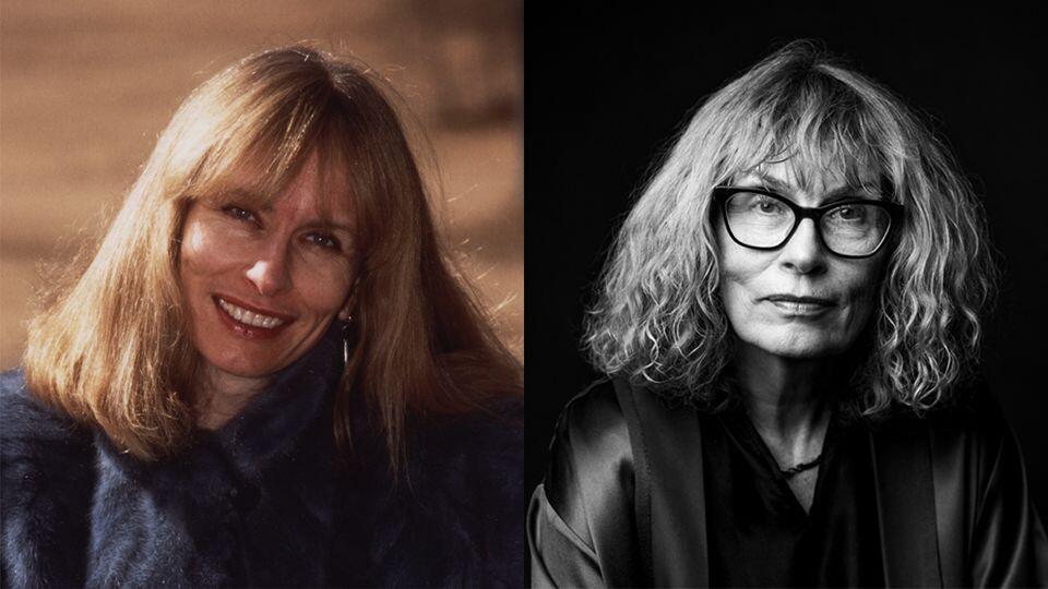 Dobbeltbilde av Toril Moi som ung og eldre