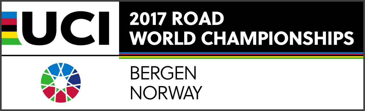 Logo for sykkel VM med teksten 2017 Road world championships
