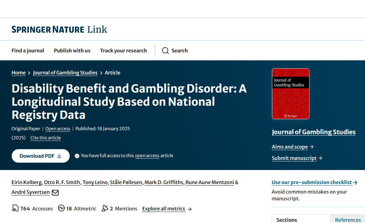 Gambling studies