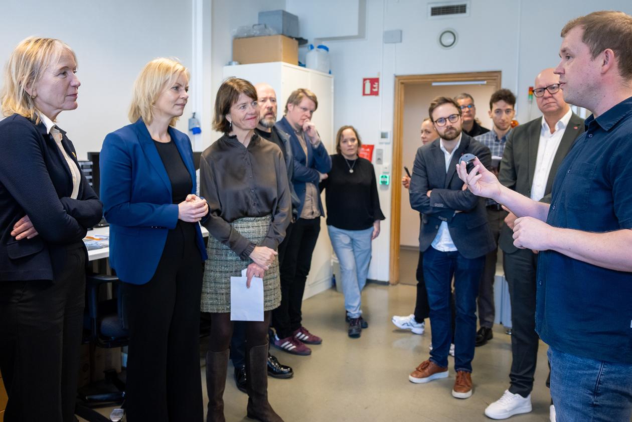 ap besøk hos justas Zaleckas