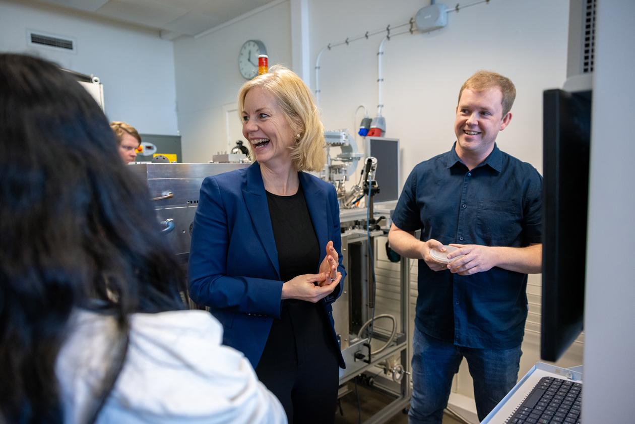 ap besøk hos justas Zaleckas