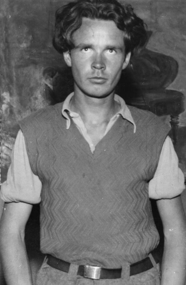 Geirr Tveitt portrett som ung mann