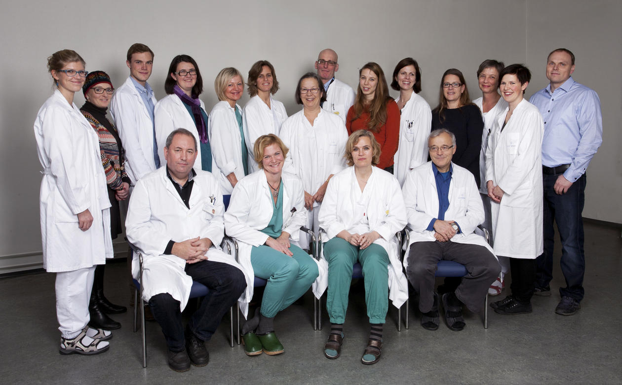 Gruppebilde av kreftforskerne ved UiB og Haukeland Universitetssykehus.