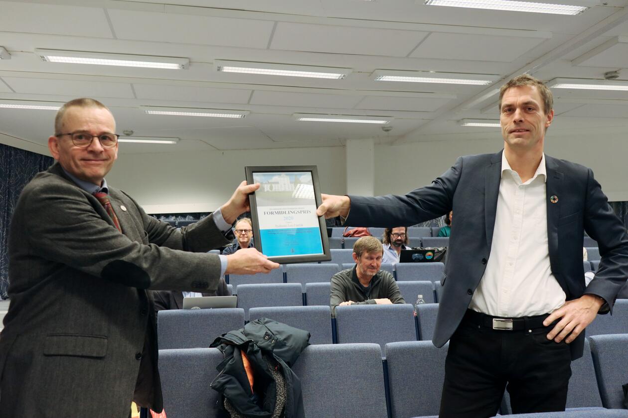 Helge K. Dahle og Tore Furevik