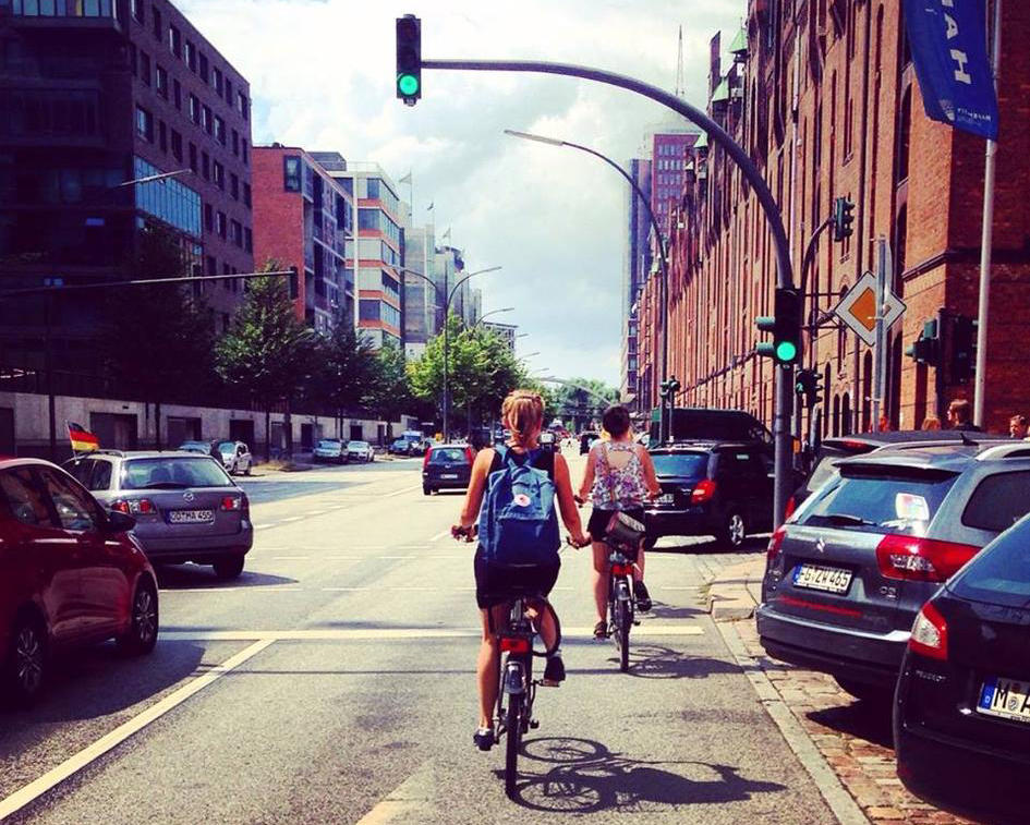 44 prosent av utvekslingsstudentene fra UiB reiste til land i Europa. Bildet er tatt av UiB-student Emma Gerritsen som dro på utveksling til Freie Universität Berlin. 