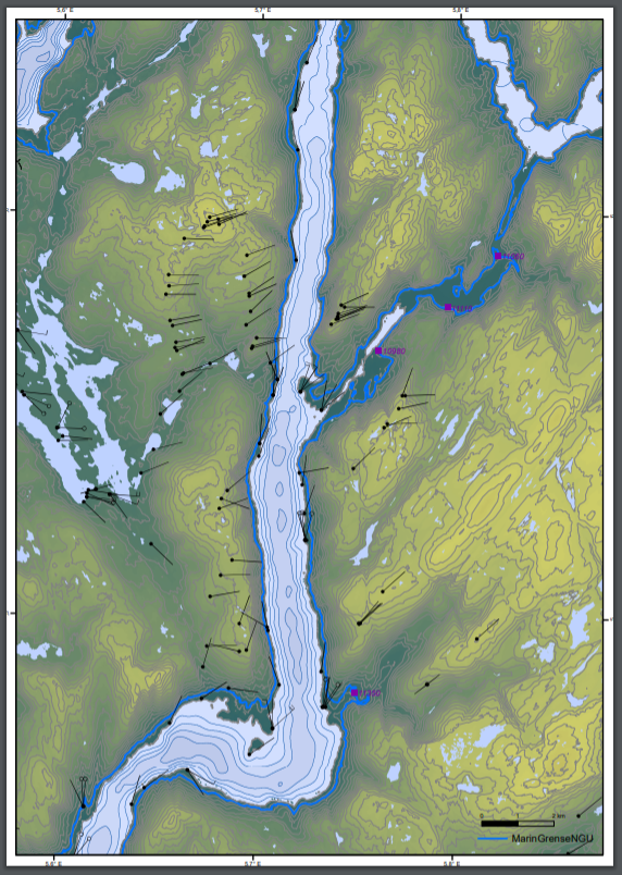 Map Veafjorden