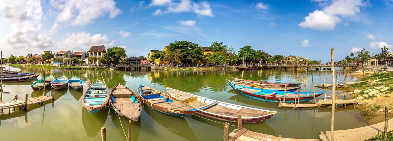 Båter på Mekong