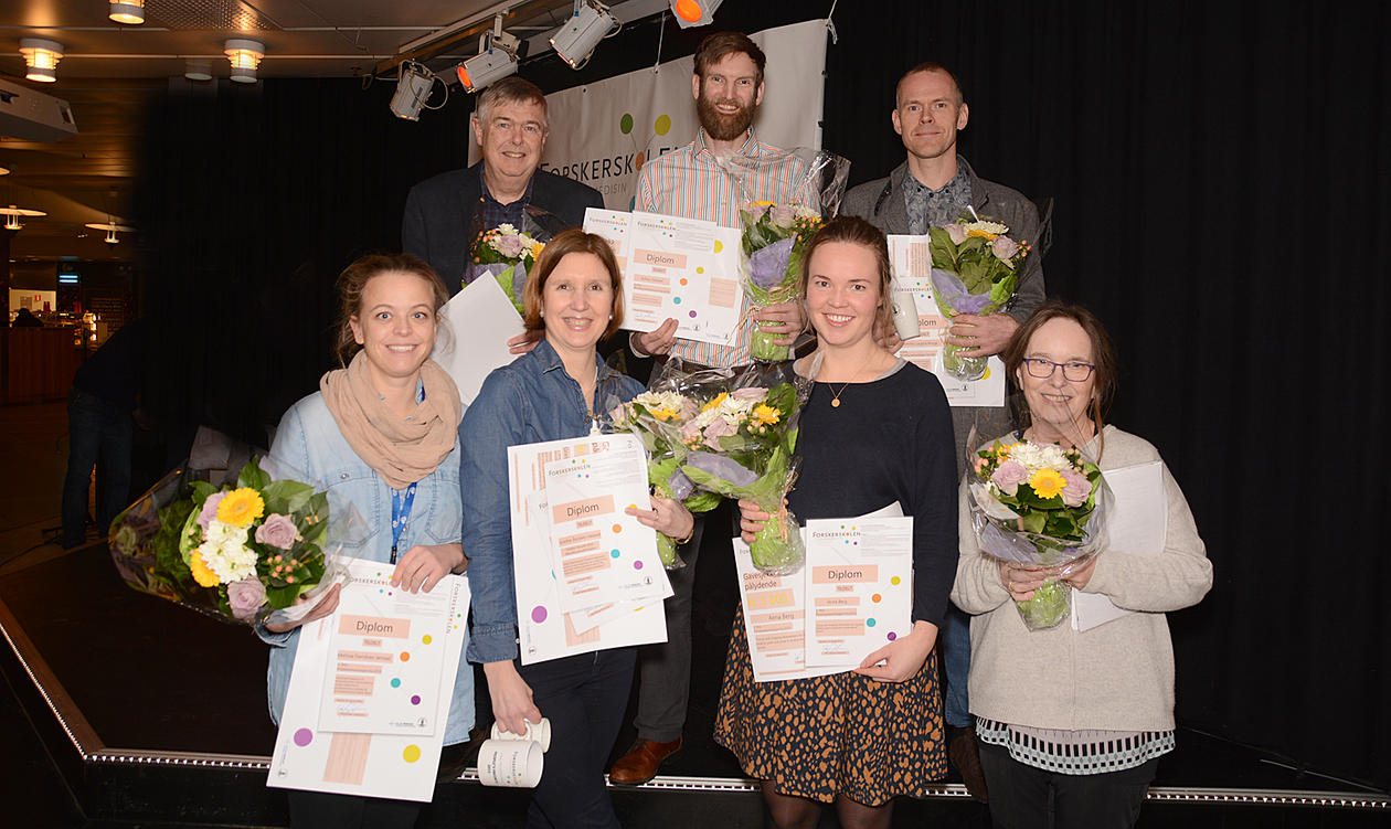 vinnere fra forskningspresentasjoner 2015