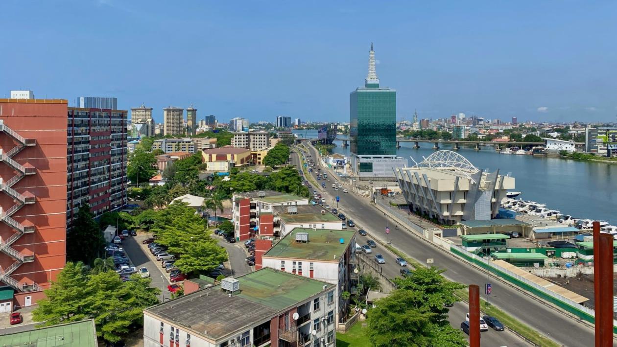 View of Victoria island, Lagos Nigeria
