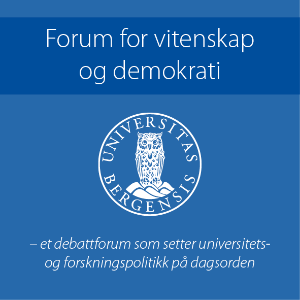 Logo for Forum for vitenskap og demokrati