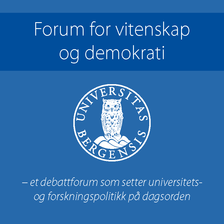 Logo for Forum for vitenskap og demokrati