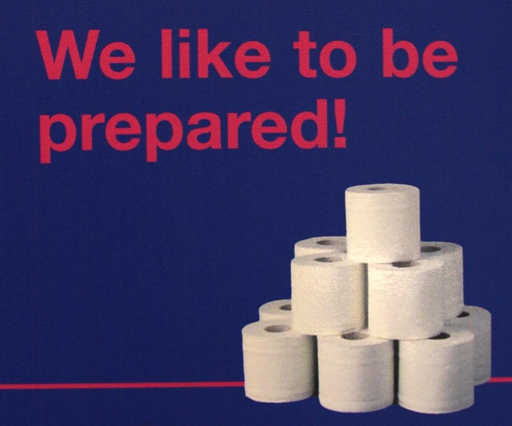 Bilde - We like to be prepared! (bilde av dopapir)