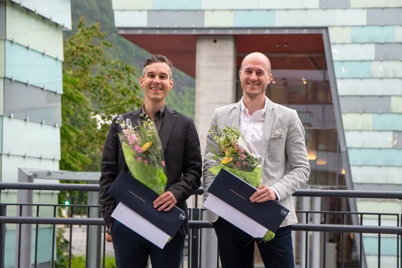 Yngve Åkre og Ulrik Leidland Opsahl