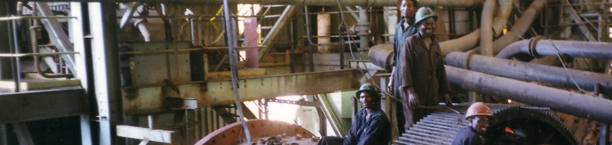 Copper smelter, Zambia
