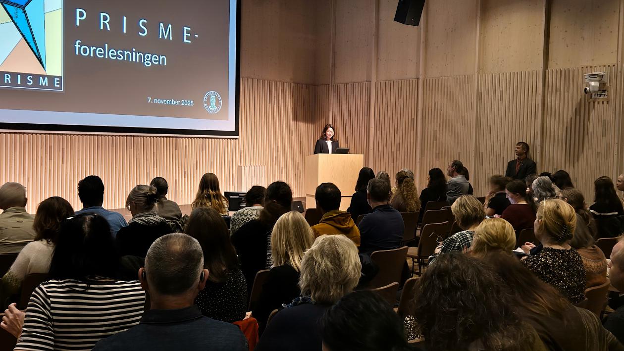 Nina Schjetene innleder fagdagen.