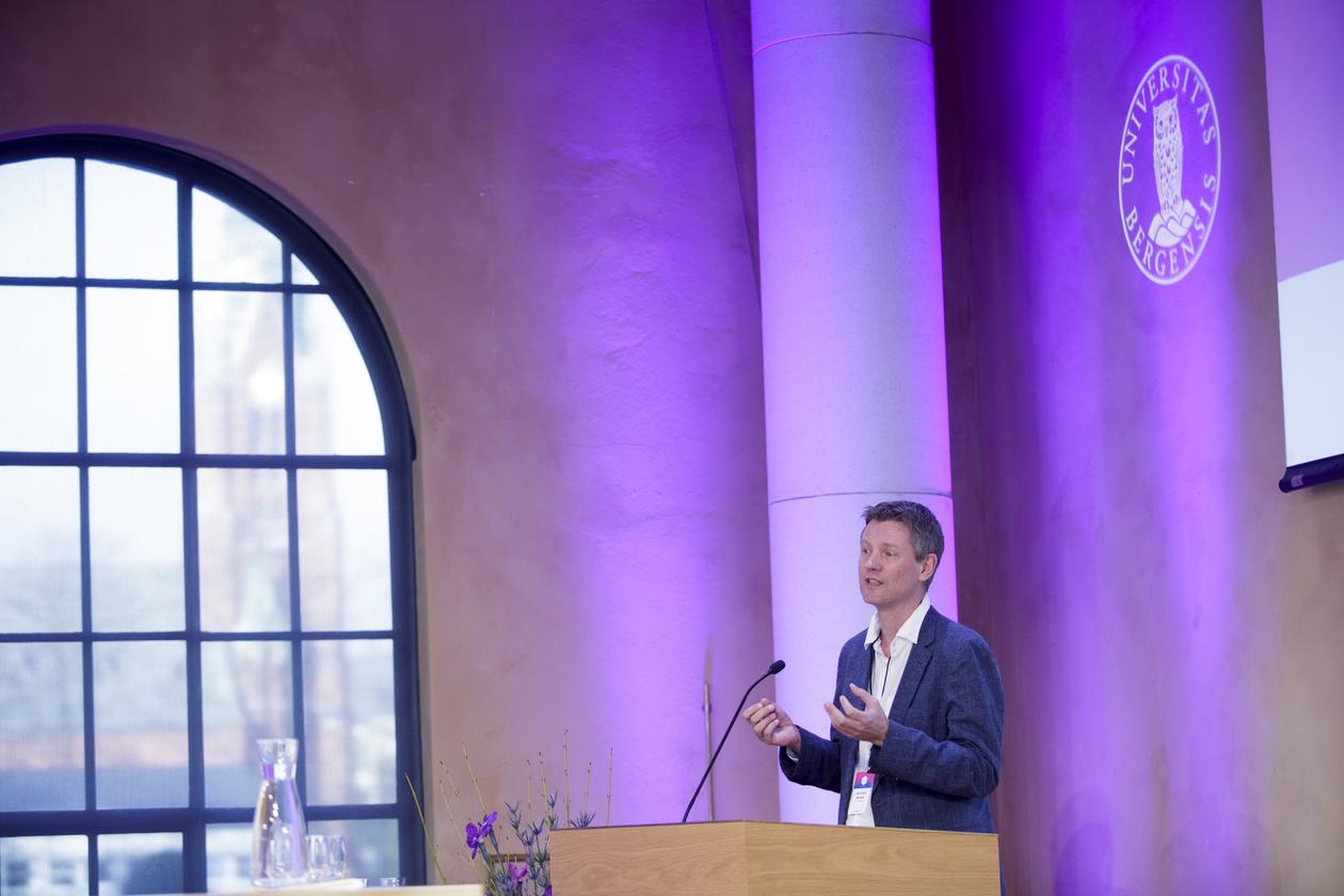 Ole Frithjof Norheim under Bærekraftskonferansen 2020