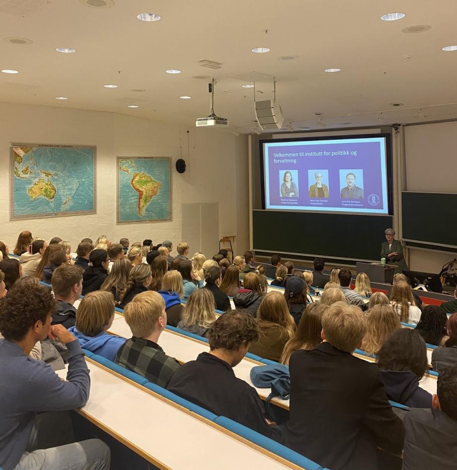 Oppstart for nye bachelorstudenter på GOV hausten 2025
