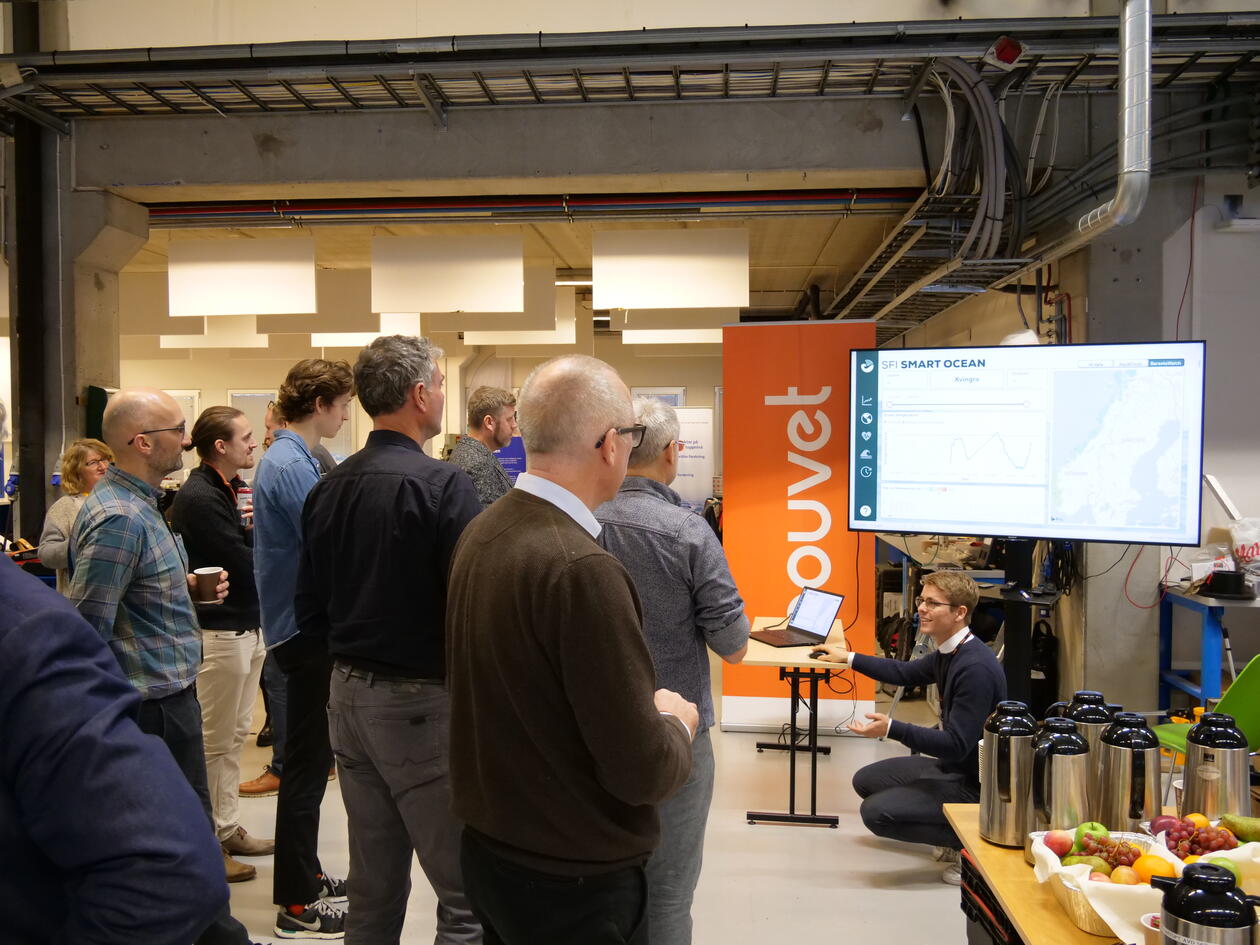 Bouvet demonstrasjon av app