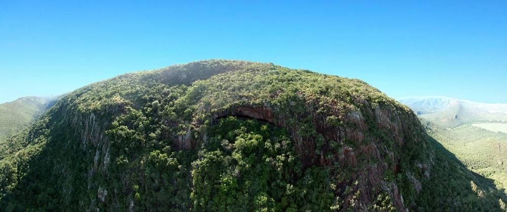 Drobe picture of Border Cave with sorroundings south africa