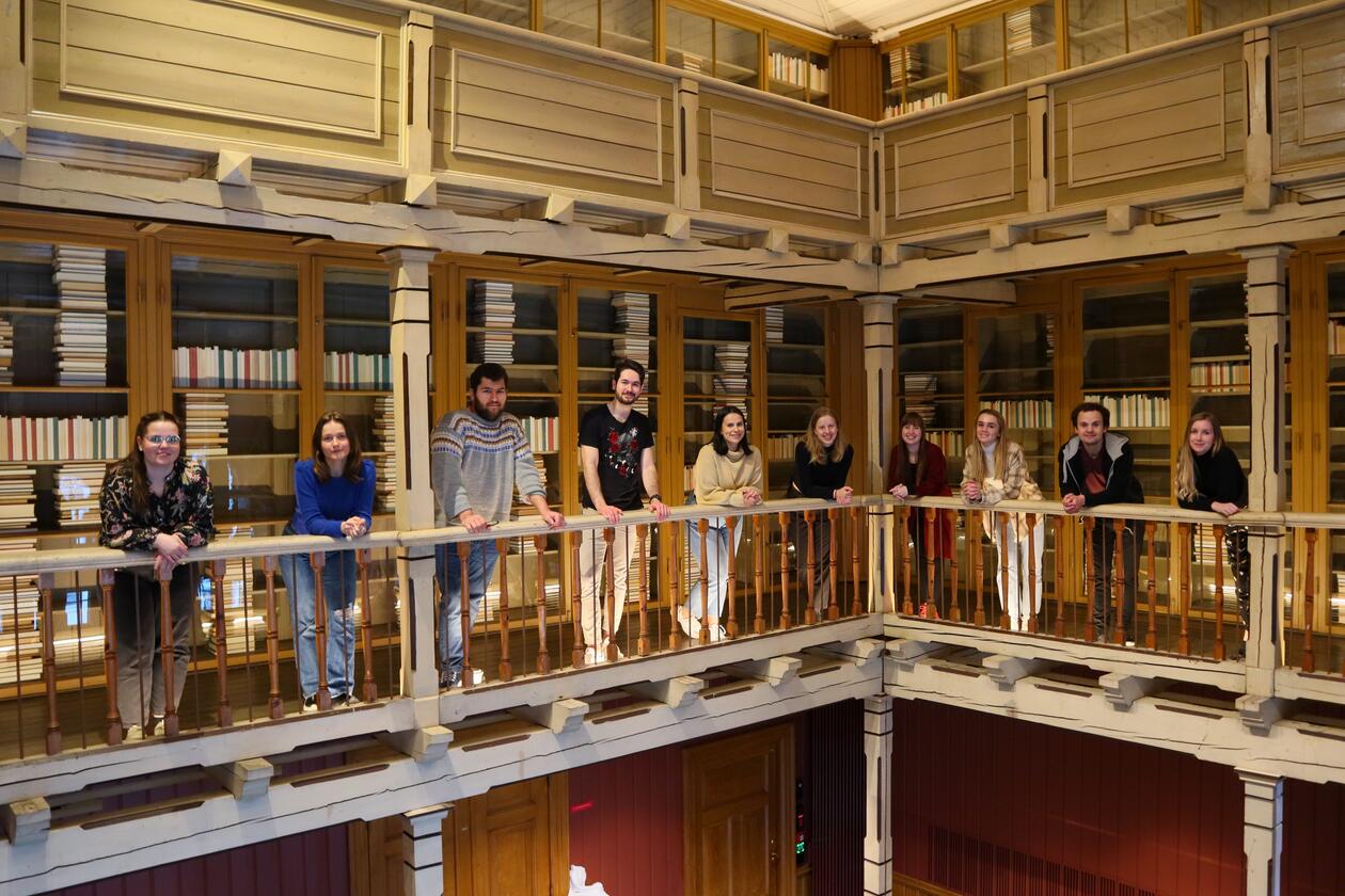 Begge lahgene i Tårnsalen