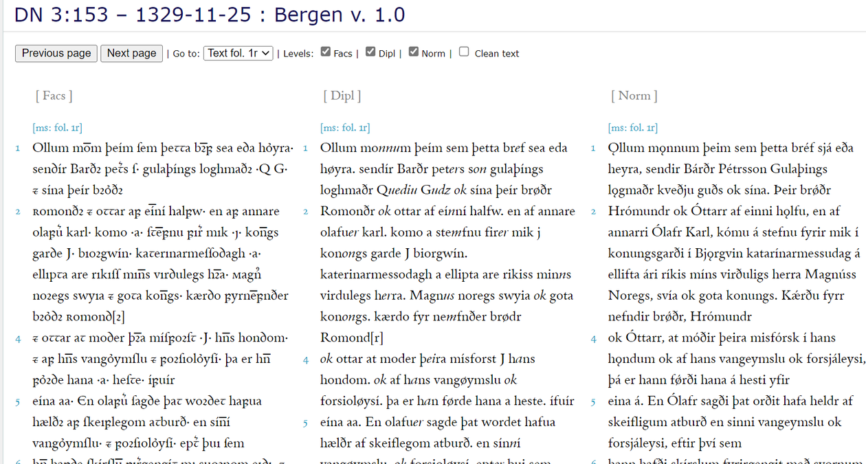 DN 3:153 – 1329-11-25 : Bergen