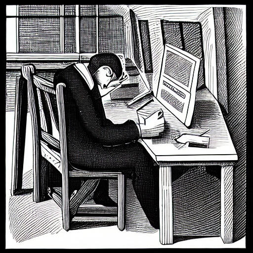 Jonatan working on the Bianchi identities"