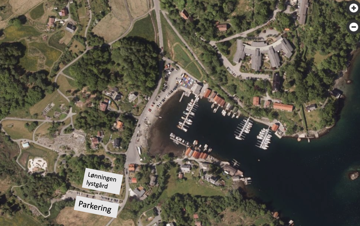 Parkering Lønningen lystgård