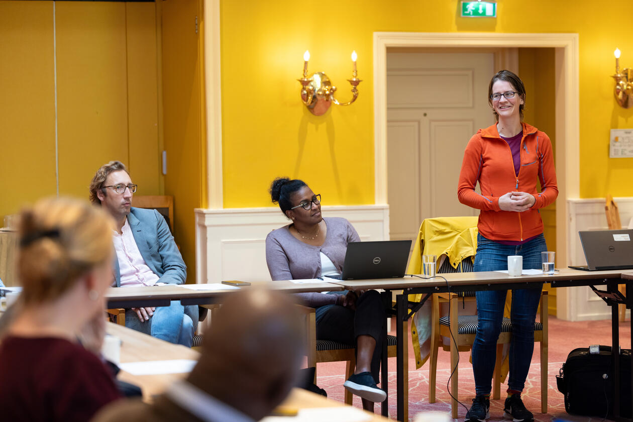 van der Bilt og Rosnes under samlingen