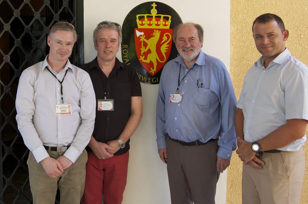 Outside Norwegian Embassy in Khartoum Outside Norwegian Embassy in Khartoum