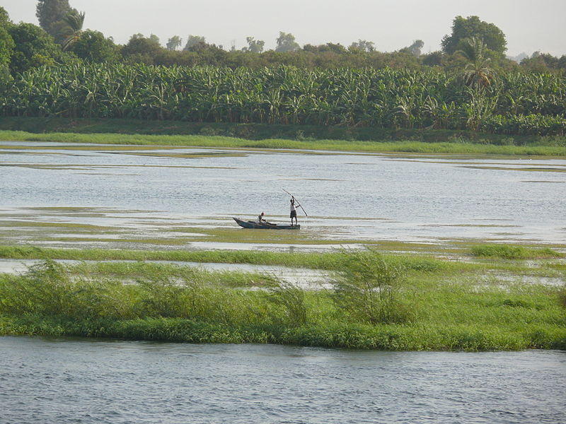 Fiskere på Nilen. Flere av programpostene dreier seg om elven.