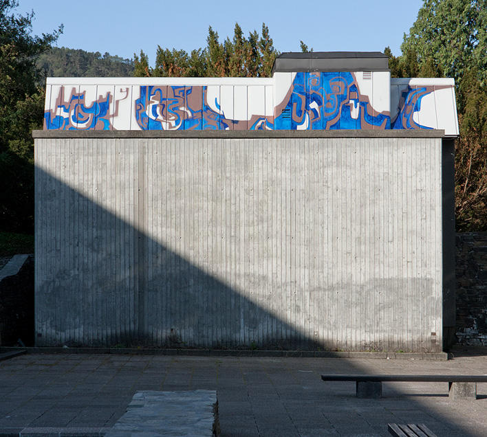 Zen: Gatekunst på høydebassenget, Realfagbygget