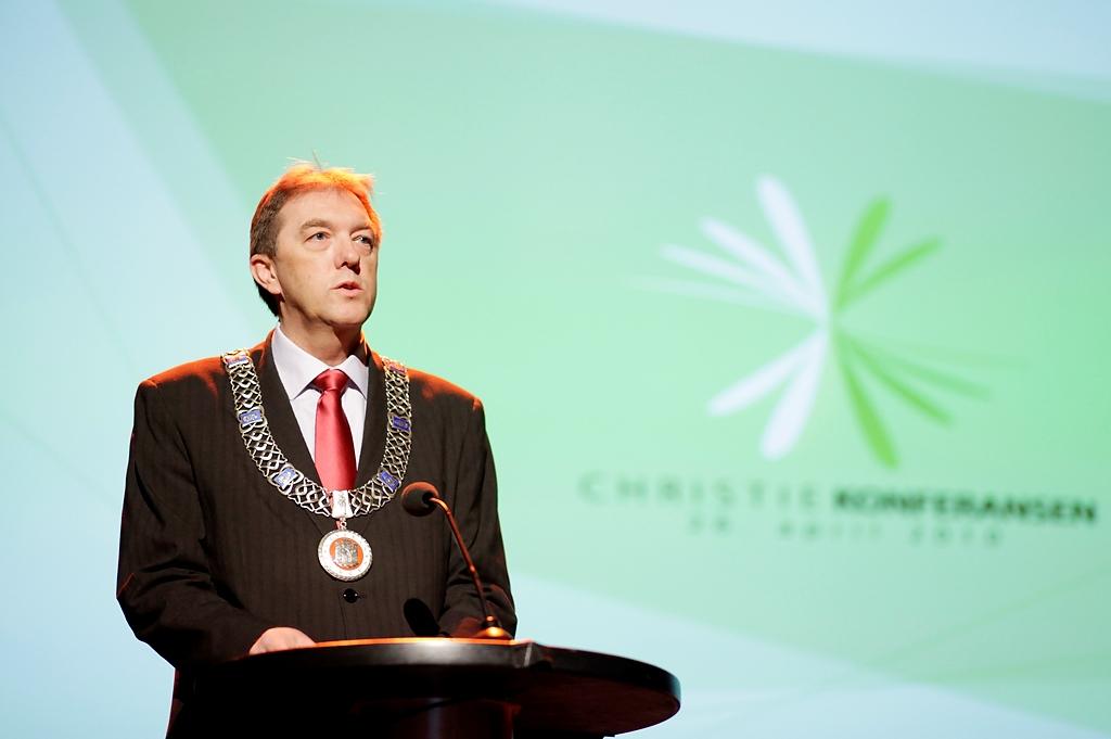 Christiekonferansen 2010 ble åpnet av Gunnar Bakke, ordfører i Bergen.