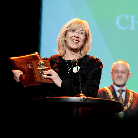 Marit Warncke received the first Christie Prize.
