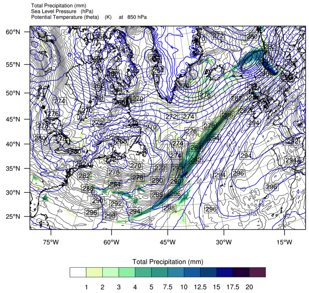 Winter storm Dagmar MSLP