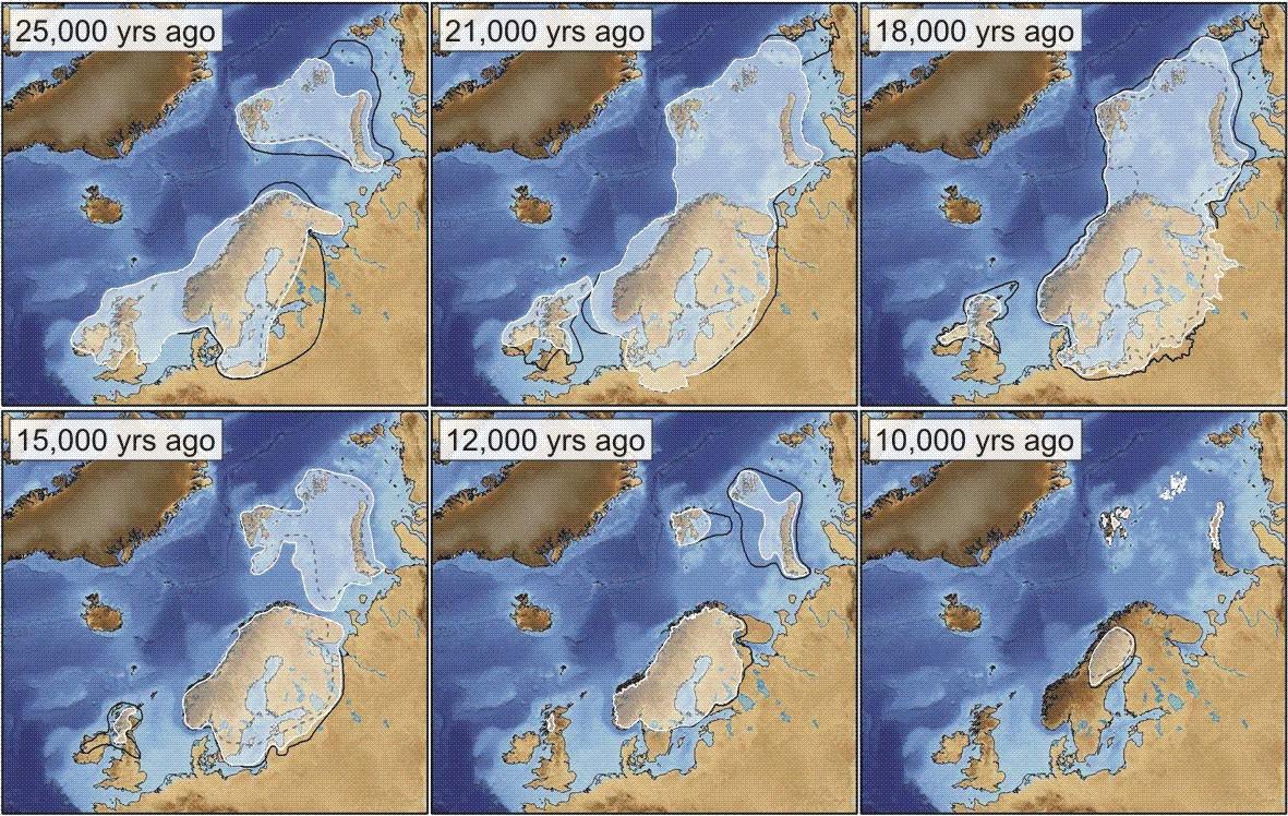Scandinavian Ice Sheet during last glaciation