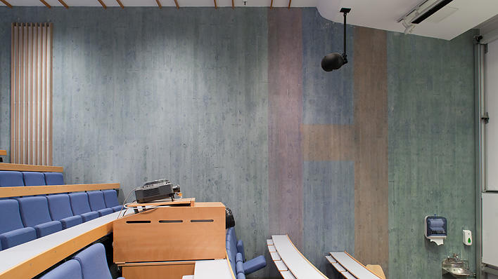 Thomas Hestvold: maleri på betongvegg, 1995. 