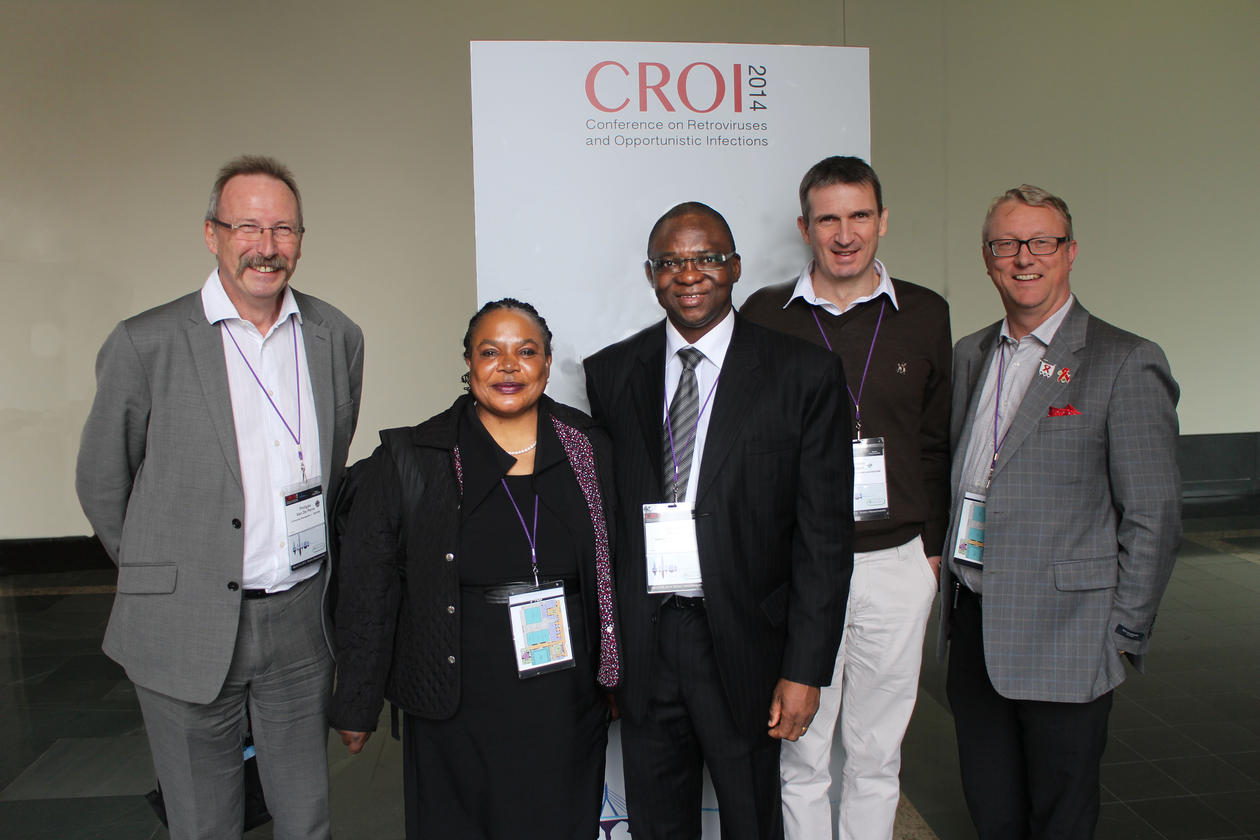 De som var tilstede på CROI-konferansen fra studieteamet: fra venstre...