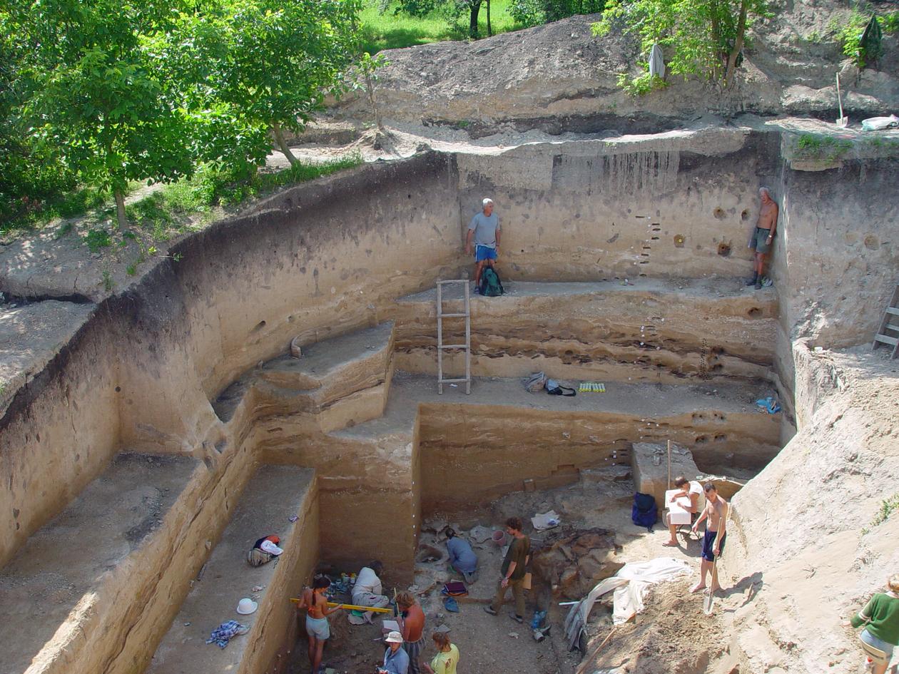 Excavation - Kostenki, Russia.