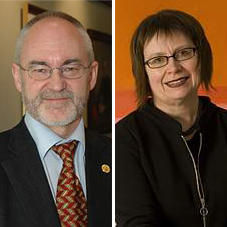 Rektor Sigmund Grønmo og universitetsdirektør Kari Tove Elvbakken Rektor Sigmund Grønmo og universitetsdirektør Kari Tove Elvbakken