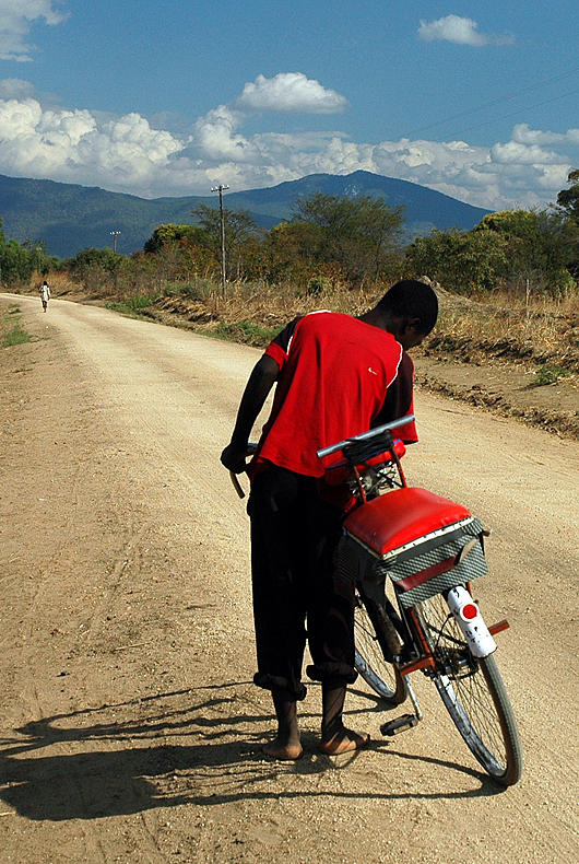 Sykkeldrosje i Malawi